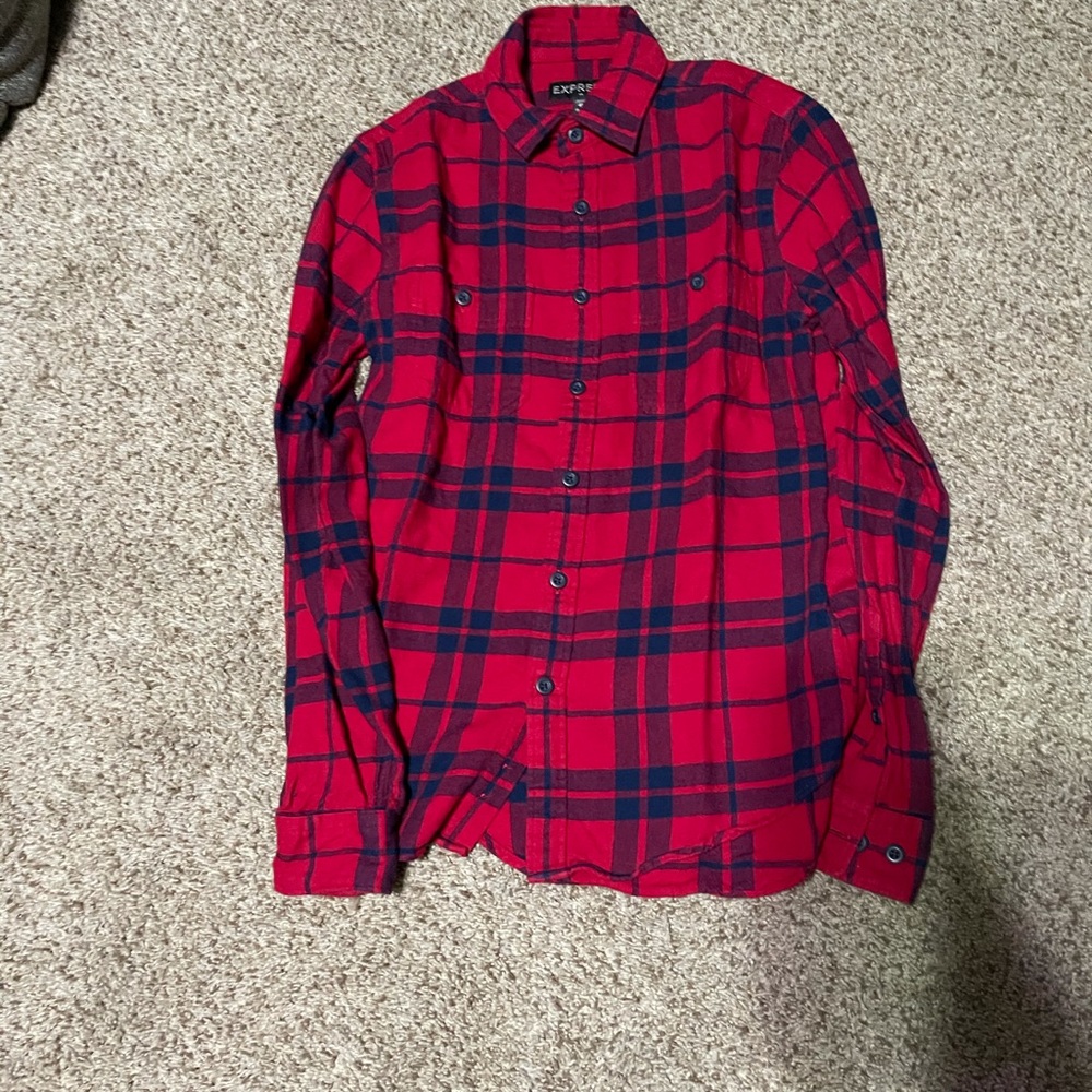 COPY - Express flannel button down